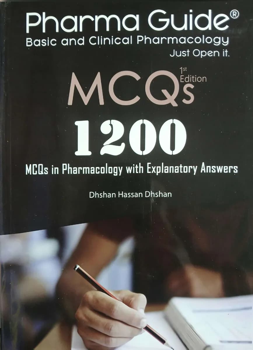 Pharma Guide: MCQs 1200 (1st Edition)