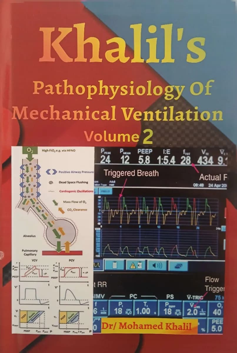 Khalil's Pathophysiology Of Mechanical Ventilation 2 Volumes
