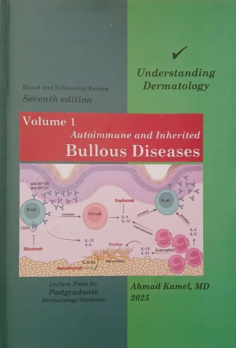  Understanding Dermatology "Volume 1: Autoimmune and Inherited Bullous Diseases"