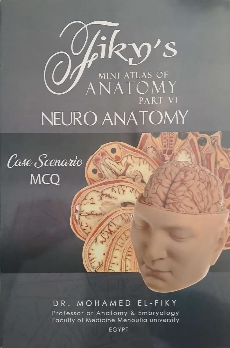 Glossy Coated Paper - Fiky's Mini Atlas of Anatomy Part VI - Neuro Anatomy: Case Scenario MCQ