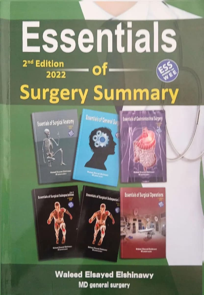 Essentials of Surgery Summary