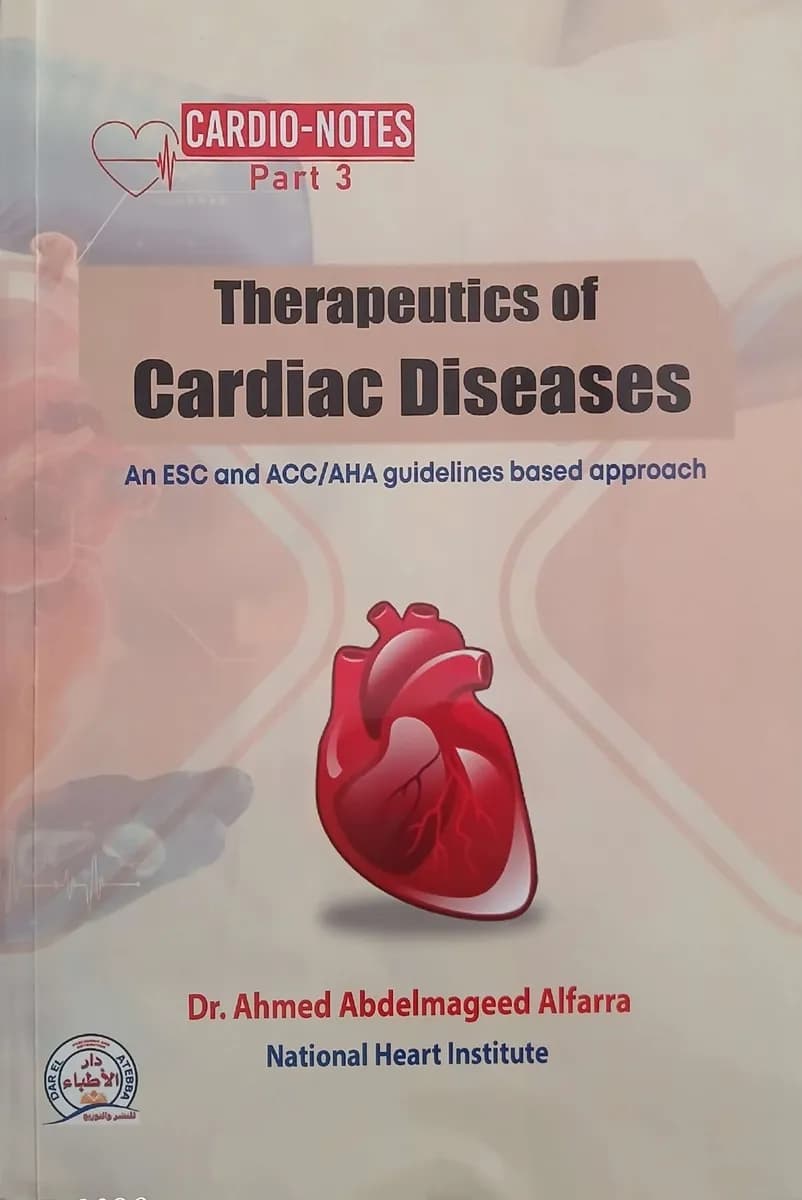 Therapeutics of Cardiac Diseases Part 3