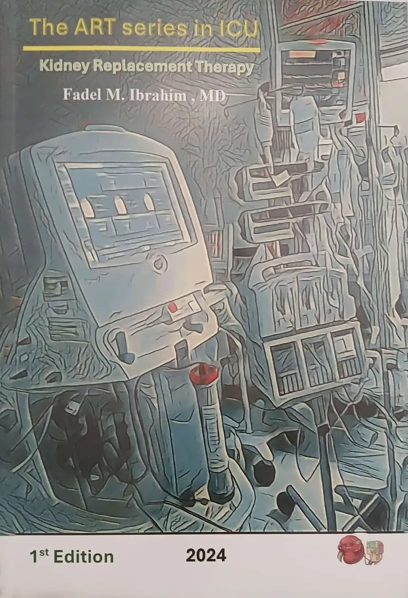 The ART Series in ICU Kidney Replacement Therapy 1st Edition, 2024