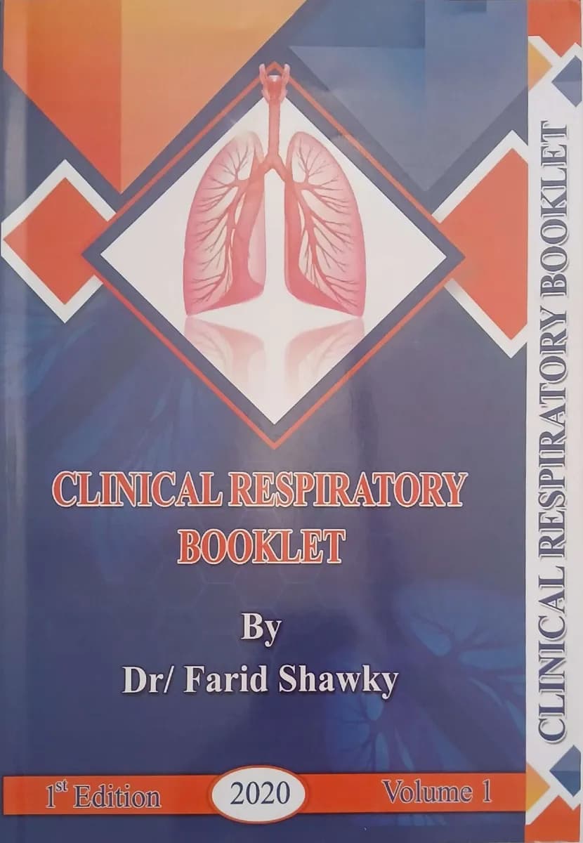 Clinical Respiratory Booklet 1st Edition, 2020 volume 01