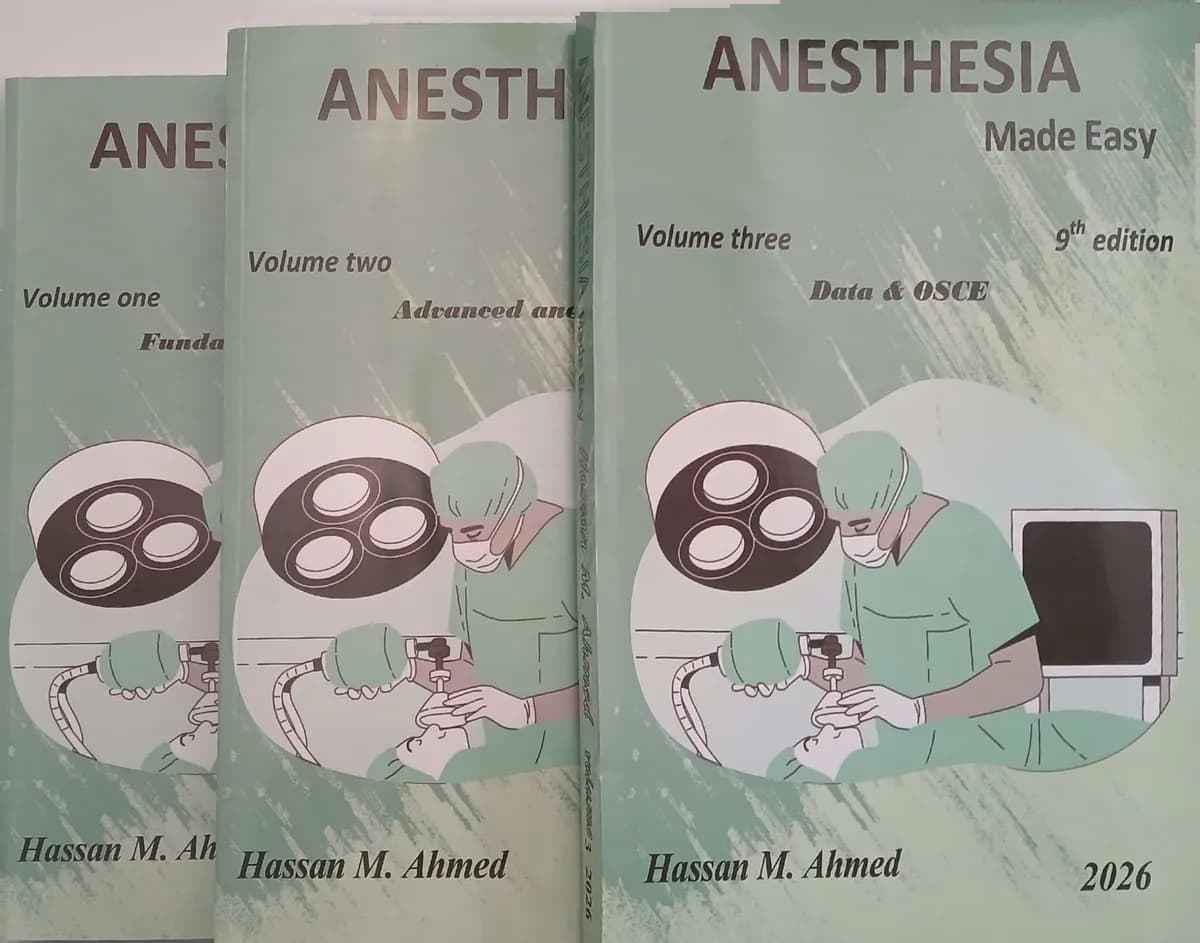 Anesthesia Made Easy 3 Volumes 9th Edition, 2026