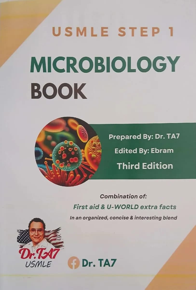 USMLE Step 1 Microbiology Book
