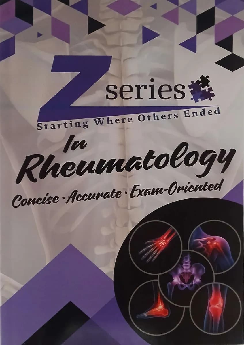 Z Series in Rheumatology: Concise, Accurate, Exam-Oriented