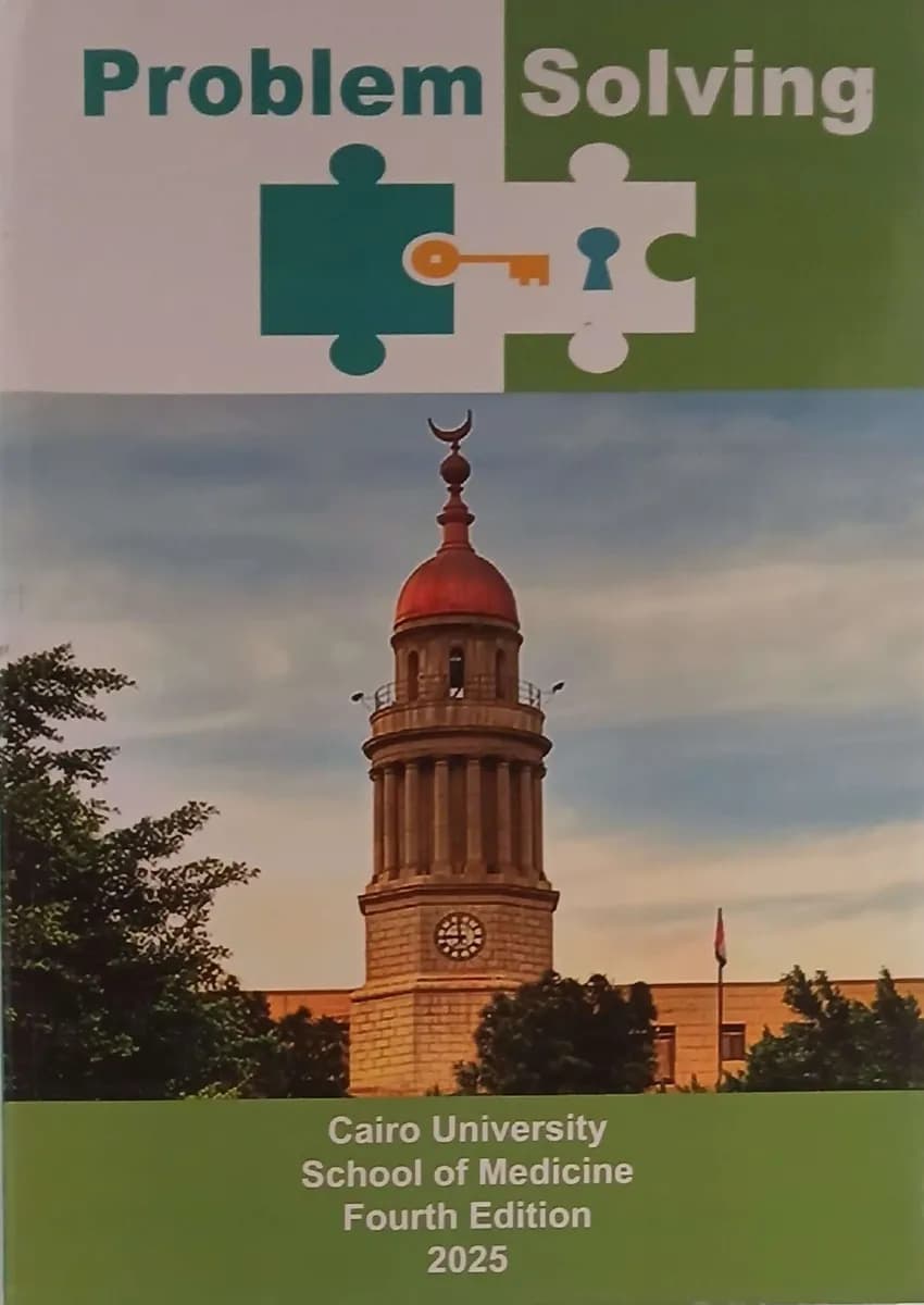 Problem Solving (Cairo University School of Medicine)