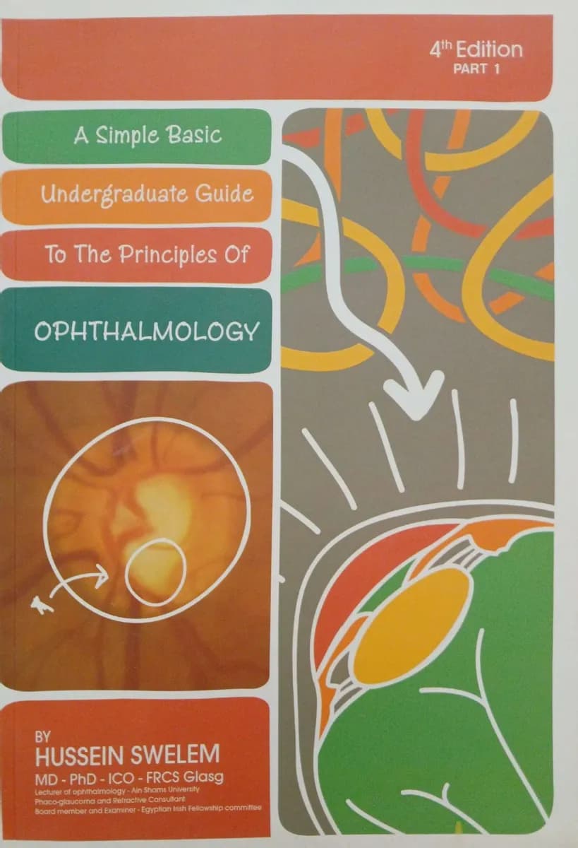 A Simple Basic Undergraduate Guide to The Principles of Ophthalmology 4th Edition, Part1