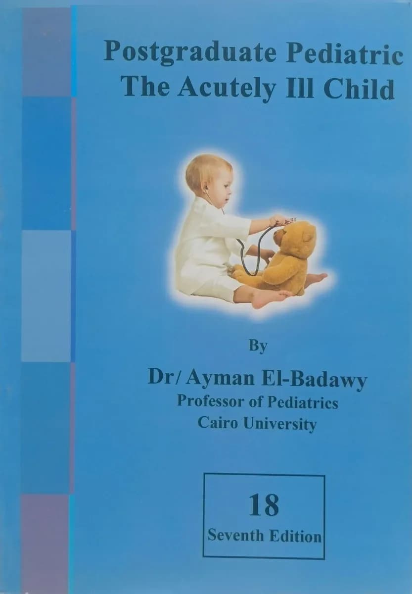 Postgraduate Pediatric The Acutely Ill Child