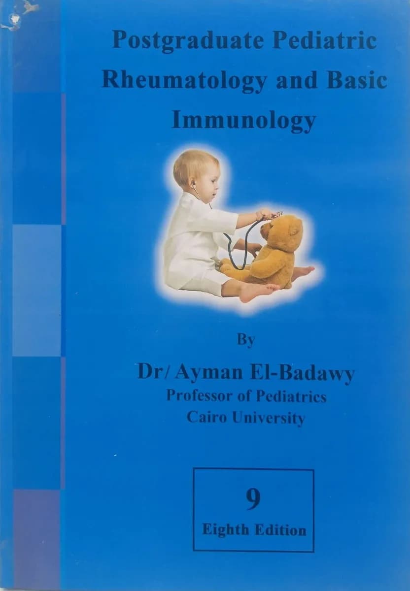 Postgraduate Pediatric Rheumatology and Basic Immunology