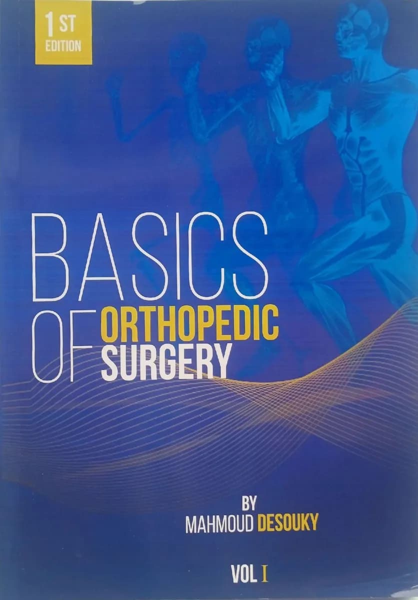 Basics of Orthopedic Surgery (4 Parts)
