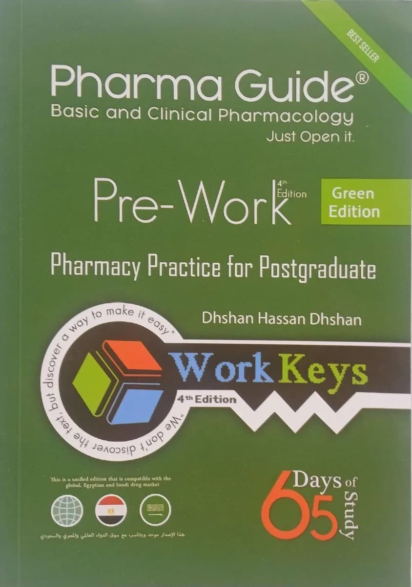 Pharma Guide: Pre-Work (4th Edition)