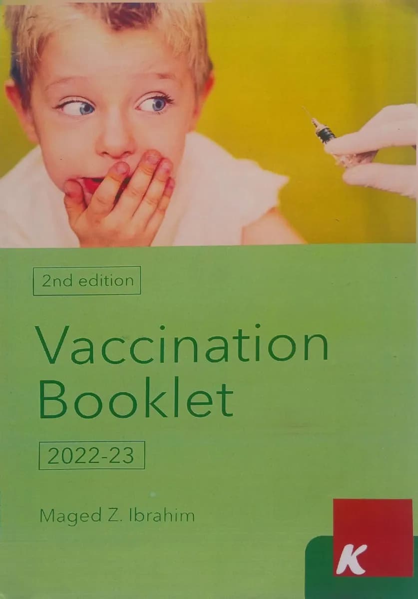 Immunization Booklet