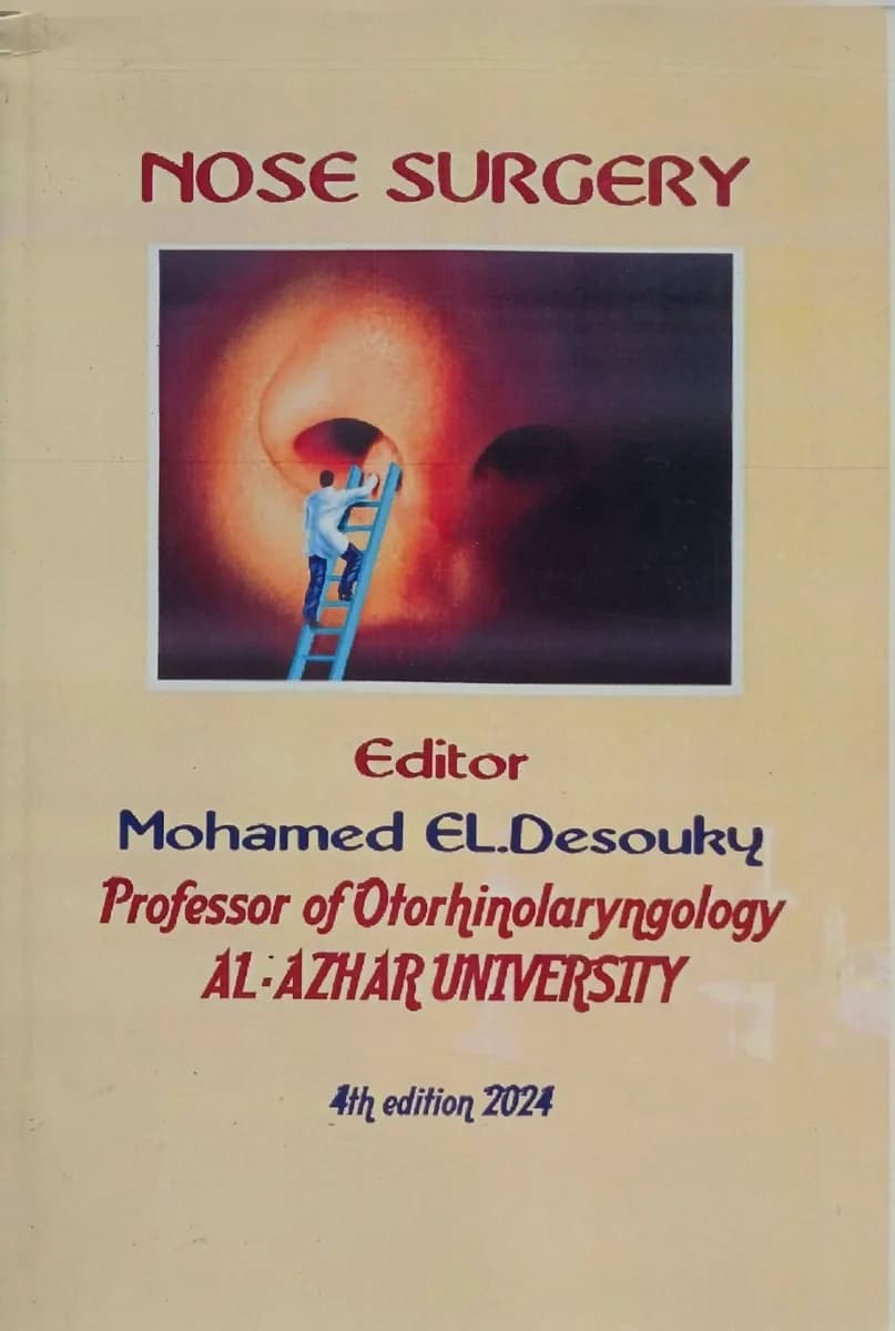 NOSE SURGERY 4th edition 2024