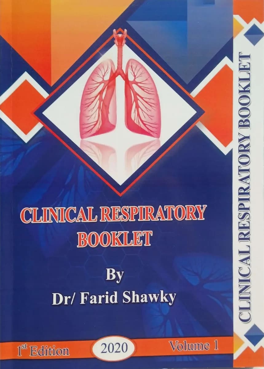 Clinical Respiratory Booklet Volume 1 - 1st Edition 2020
