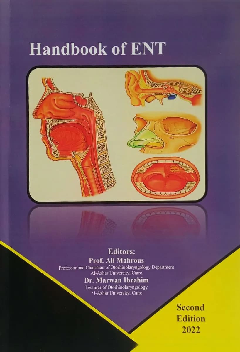 Handbook of ENT Second Edition (2022)